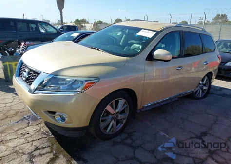 2013 Nissan Pathfinder Platinum из США, поврежденный, VIN 5N1AR2MN3DC607800